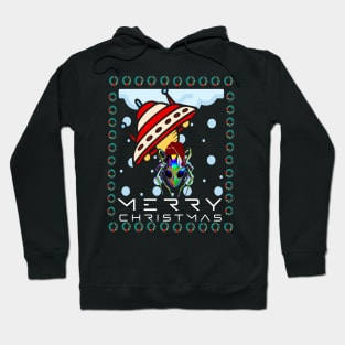 Alien Christmas Hoodie